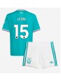 Billige Liverpool Giovanni Leoni #15 Tredjedraktsett Barn 2025-26 Kortermet (+ Korte bukser)